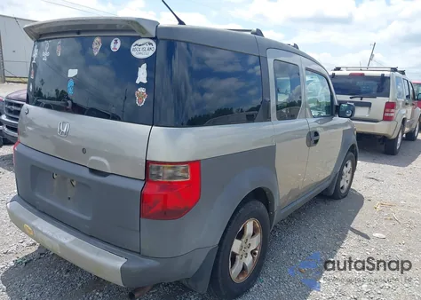 2003 Honda Element Ex z USA, uszkodzony, nr VIN 5J6YH28543L004086